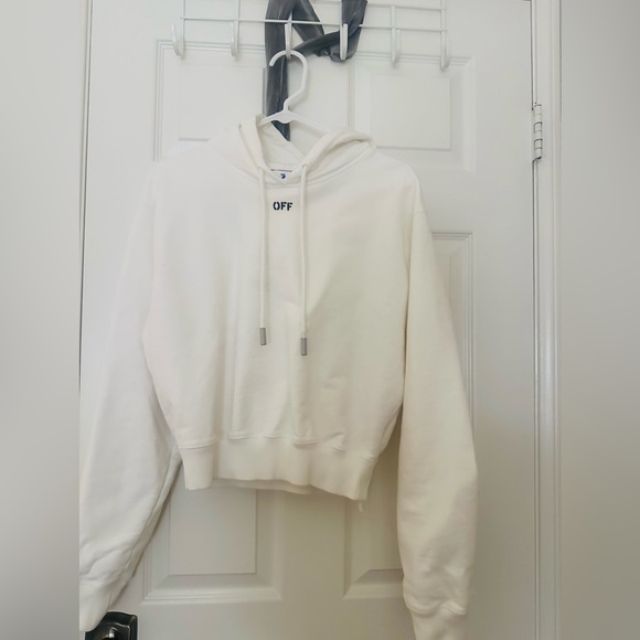 Off-White Cream Hoodie Sweater